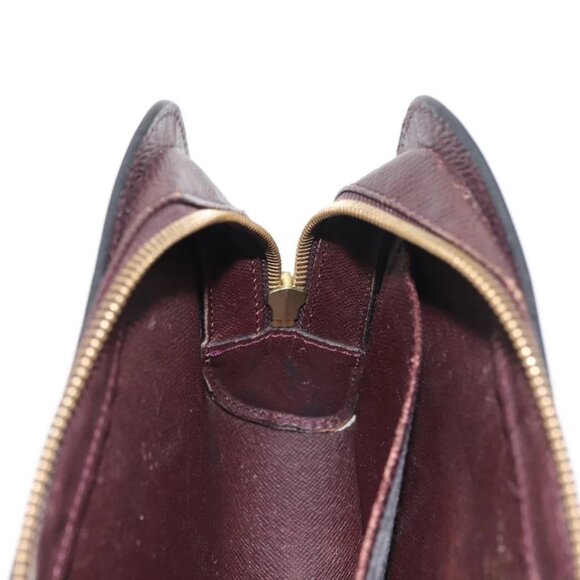 LOUIS VUITTON Taiga Baikal Clutch Bag Acajou M30186 LV Auth am9432 - Picture 14 of 16